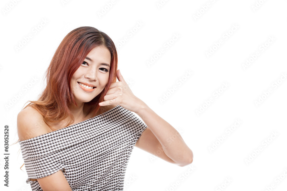 woman showing contact us, call us, faq, helpline service line woman showing contact us, call us, faq, helpline service line