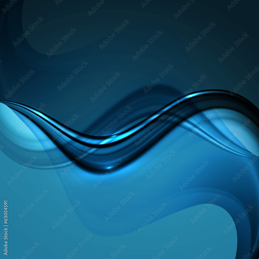 Fototapeta premium abstract blue colorful business technology stylish wave vector b