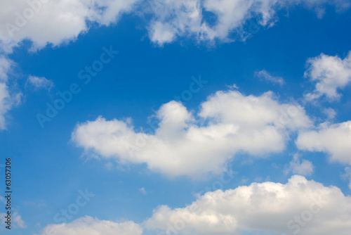 blue sky with cloud © CasanoWa Stutio