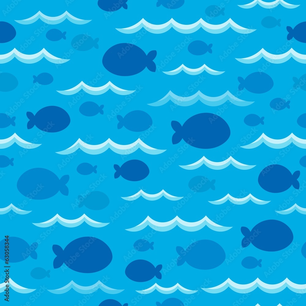 Seamless background fish shadows 1 Seamless background fish shadows 1