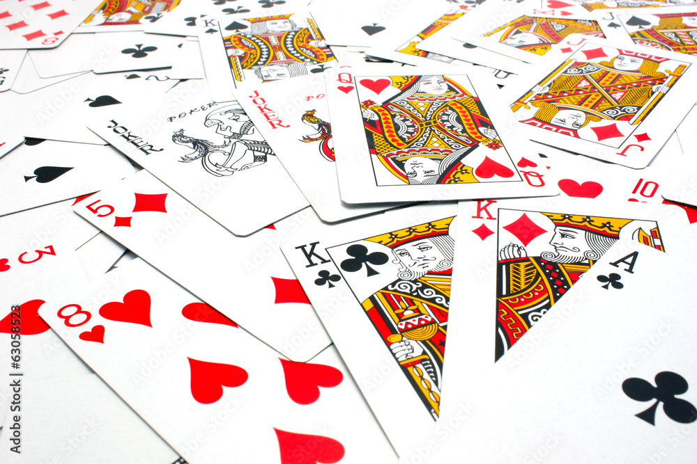 Mixed playing cards Mixed playing cards