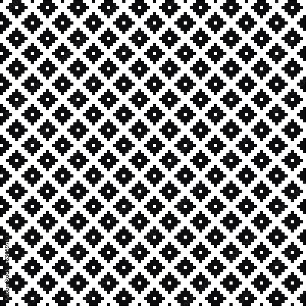 Black and white pattern. Vector ornament. Black and white pattern. Vector ornament.