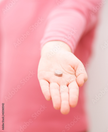 Hand with pills