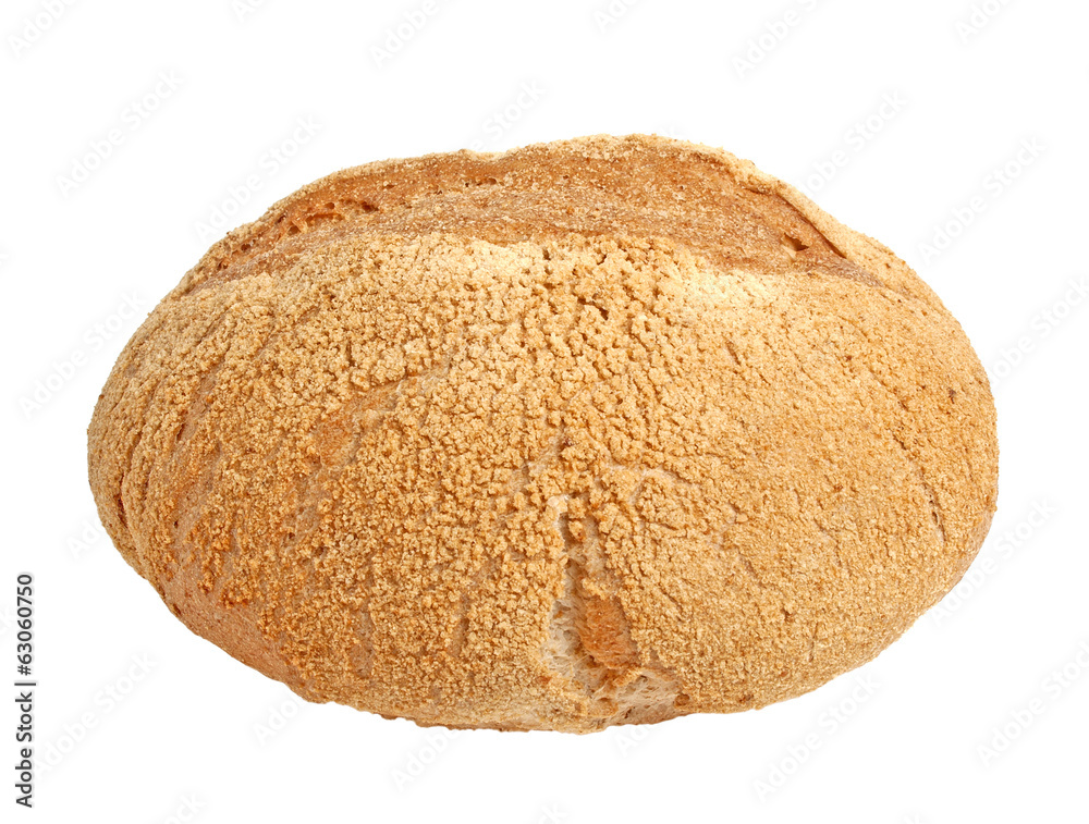 Bread isolated on a white background