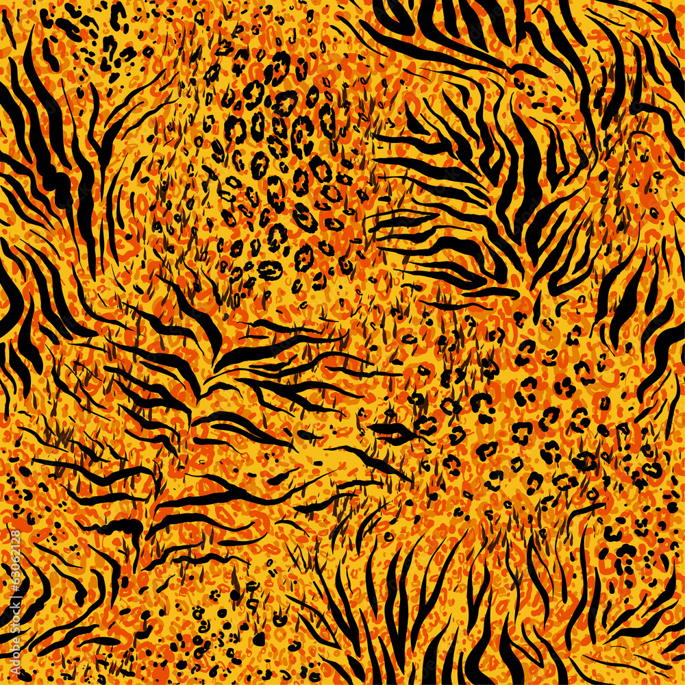 Fototapeta premium Abstract animal pattern