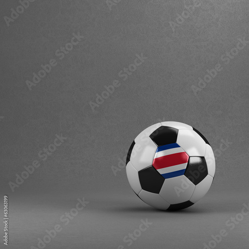Fototapeta Naklejka Na Ścianę i Meble -  Costa Rica Soccer Ball