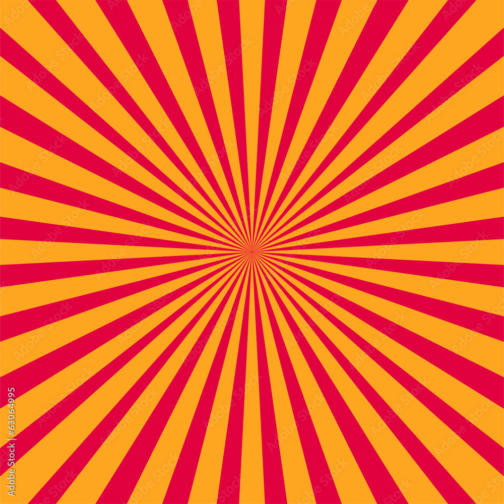 Colorful yellow and red ray sunburst style abstract background Colorful yellow and red ray sunburst style abstract background