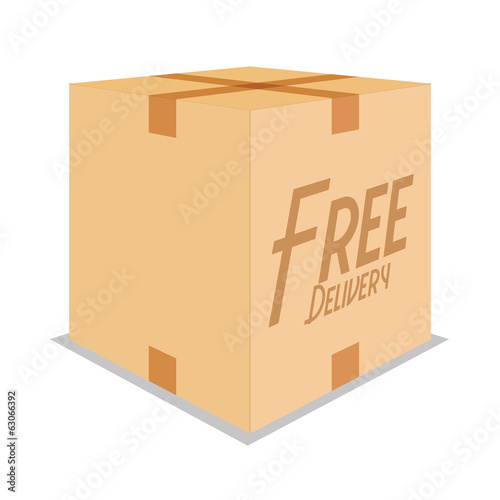 Free Delivery Icon Isolated On White Background