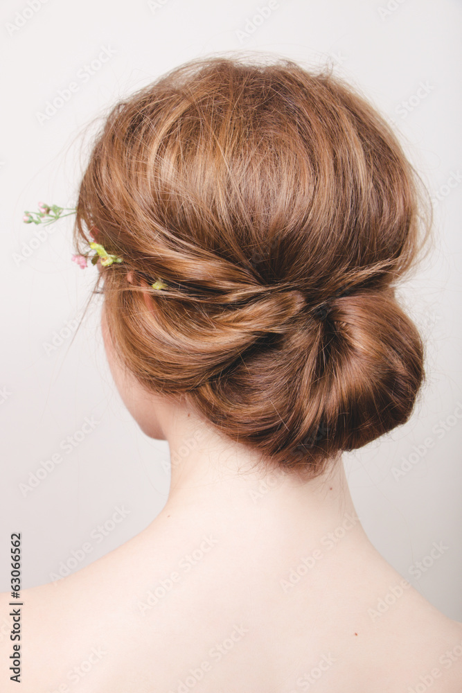 Naklejka premium Romantic bun