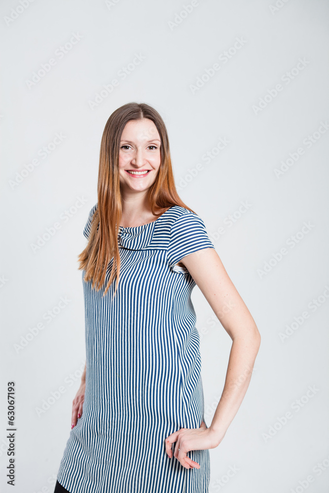 Happy attractive woman Happy attractive woman