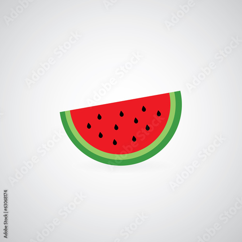 watermelon vector cartoon