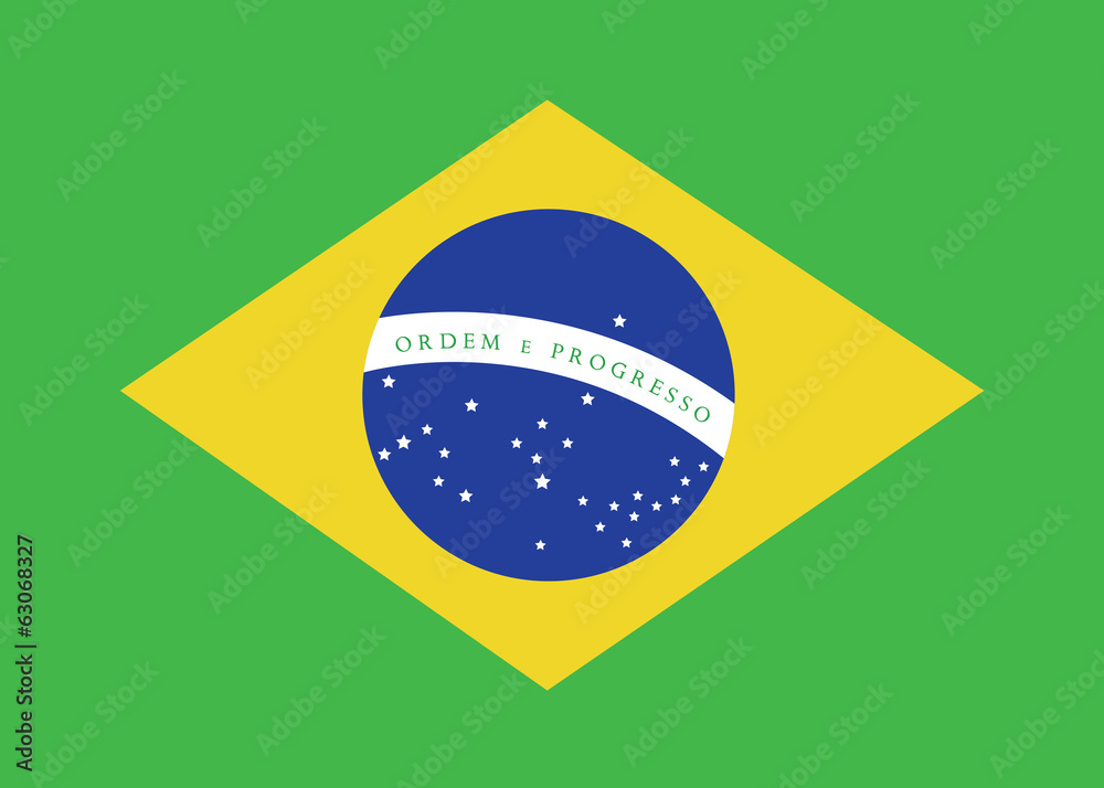 Obraz premium Brazil flag