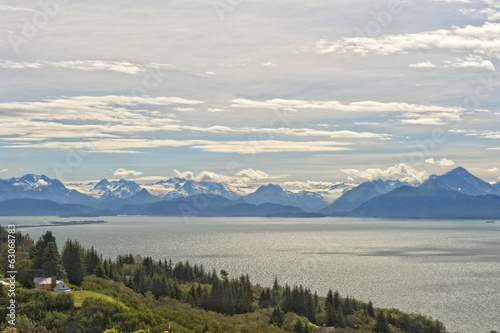 Homer Alaska Volcano View photo