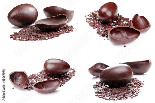 Uova al cioccolato fondente