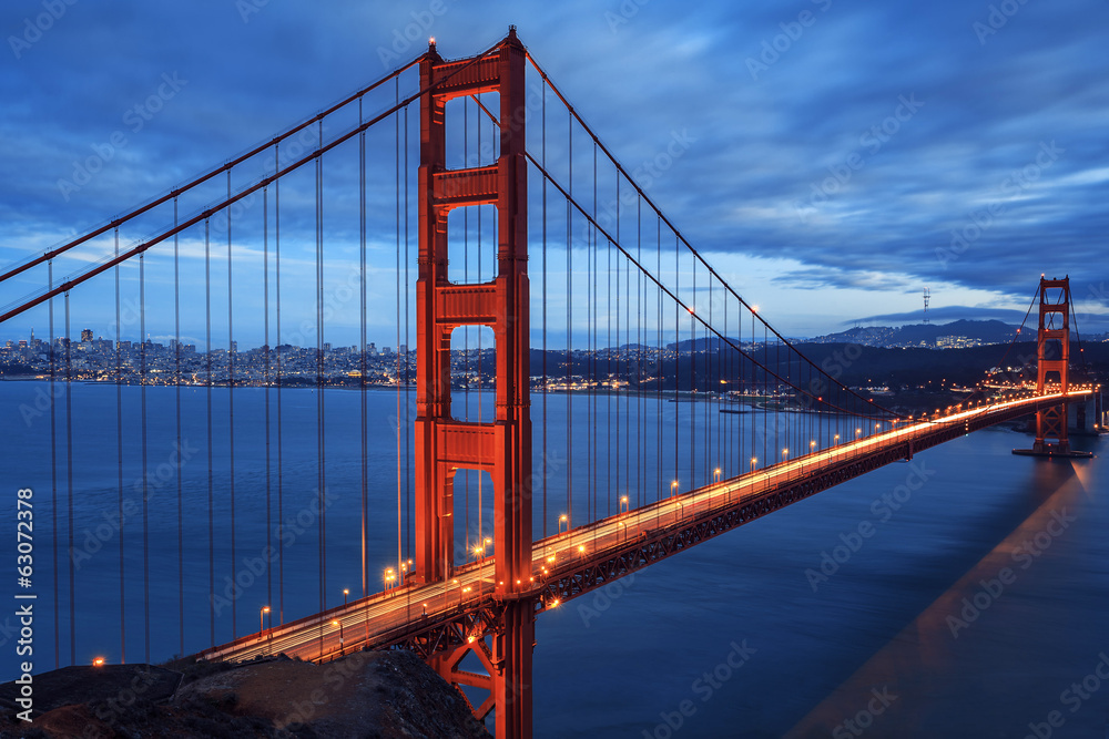 Fototapeta premium Great Golden Gate Bridge