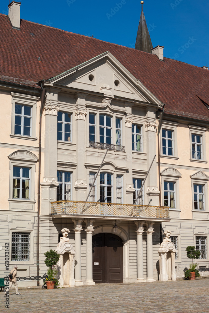 Residenz in Eichstätt Seitenansicht