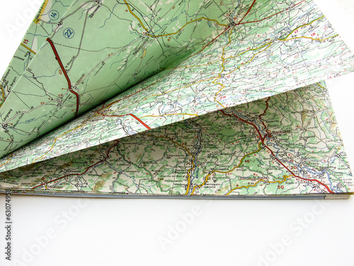 carte routiere plan