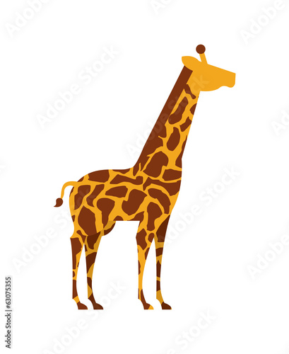 Fototapeta Naklejka Na Ścianę i Meble -  Africa giraffe design