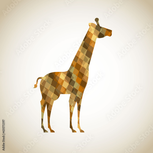 Africa giraffe design