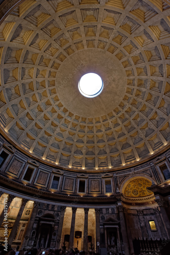 View of the Pantheon  church  Rome Italy