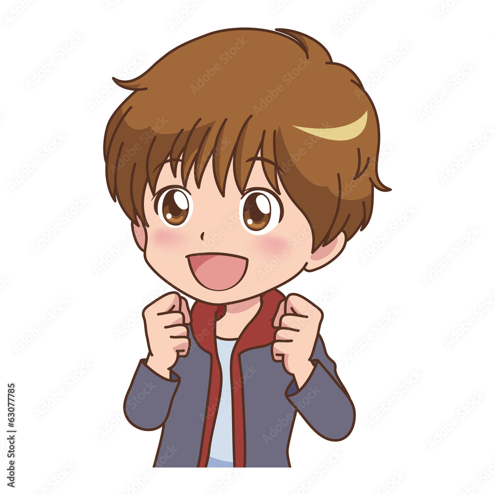 男の子/喜ぶ 男の子/喜ぶ