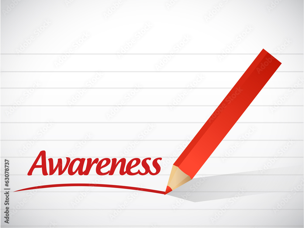 awareness sign message illustration design awareness sign message illustration design