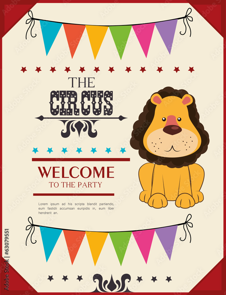 Obraz premium Circus design