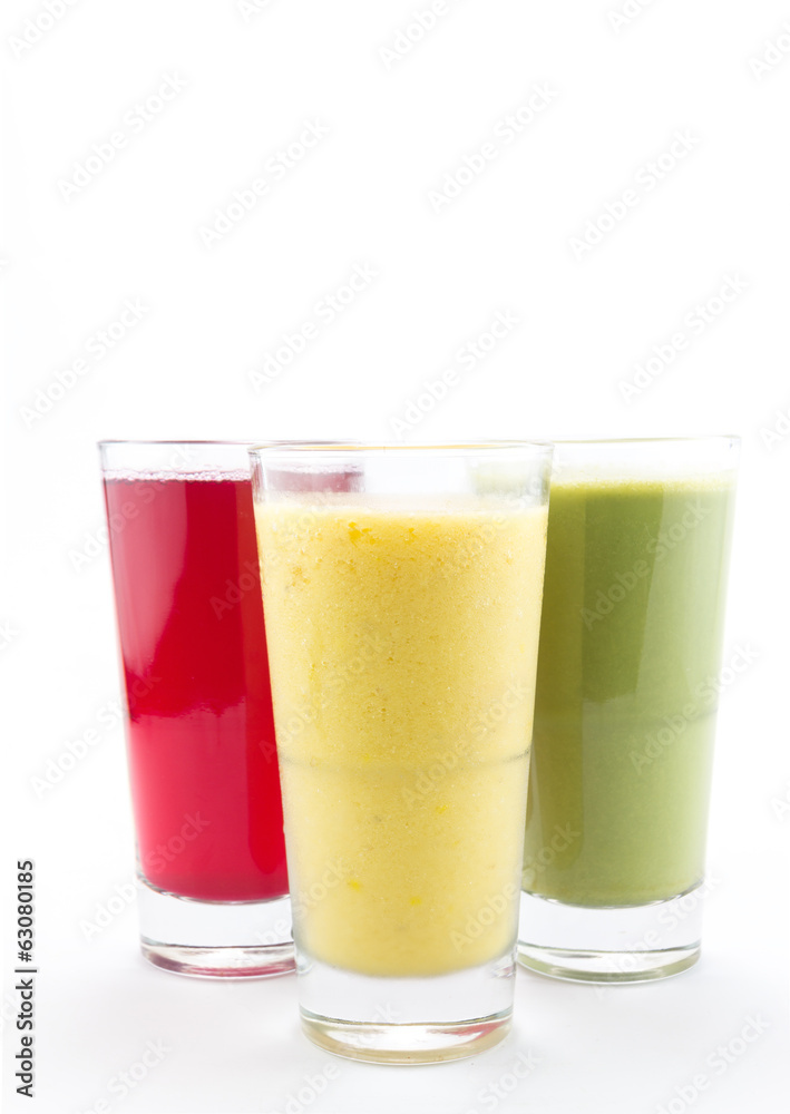 Pineapple, Beetroot, Avalcado Smoothie in glass Pineapple, Beetroot, Avalcado Smoothie in glass