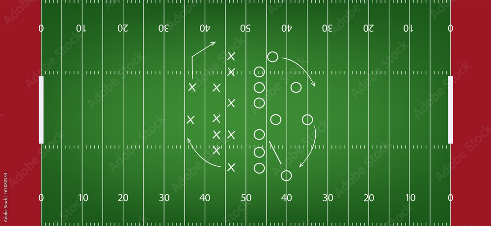 american football field background