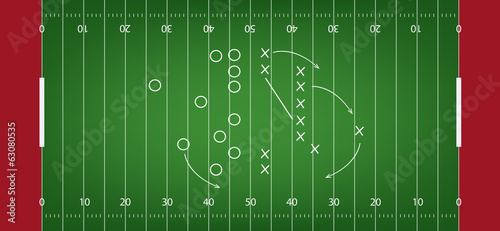 american football field background