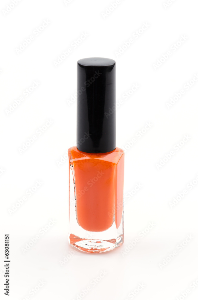 Isolated nail polish Isolated nail polish