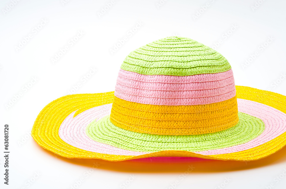 Isolated woman hats