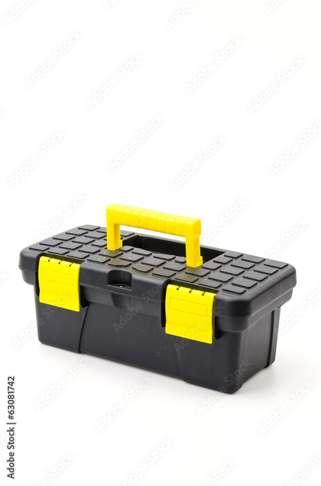 Isolated tools box Isolated tools box