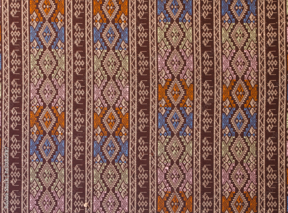 Ancient Pattern style Thai Cotton