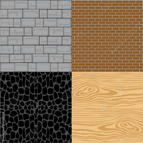 Wall from miscellaneous material
