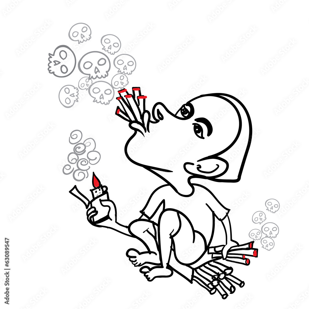Cigarette man Cigarette man