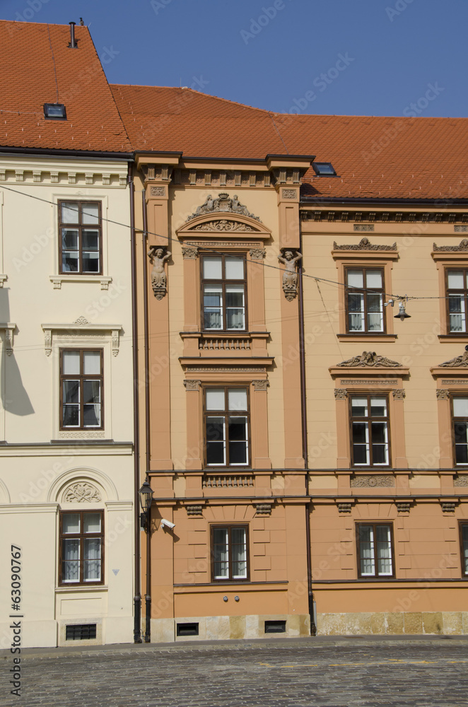 Fototapeta premium zagreb buildings