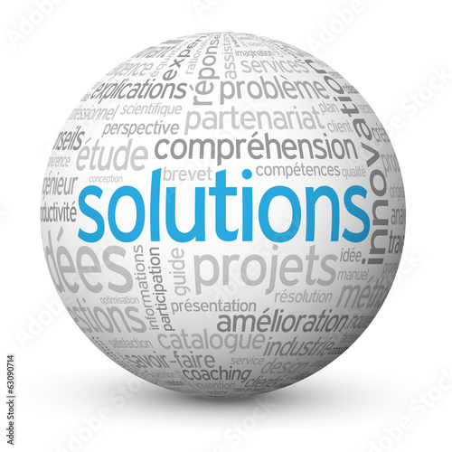 Globe - Nuage de Tags "SOLUTIONS" (réponses innovation idées)