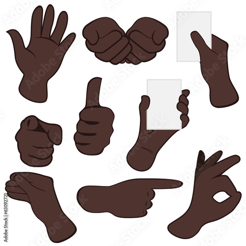 Vector Hands Set