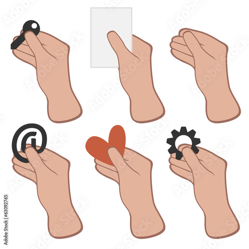 Vector Hands Set
