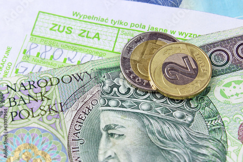 Obraz na płótnie sick leave