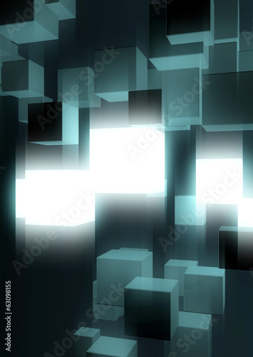 illuminated cubes
