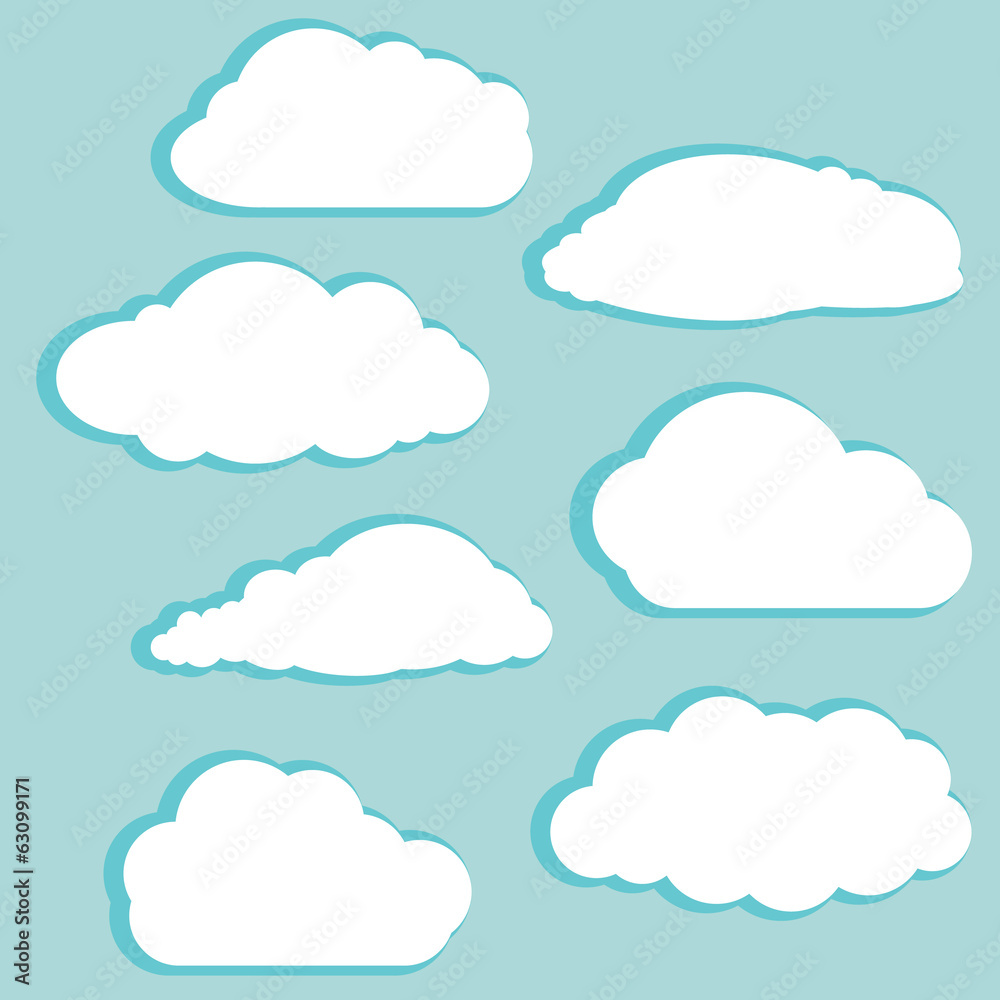 White clouds White clouds