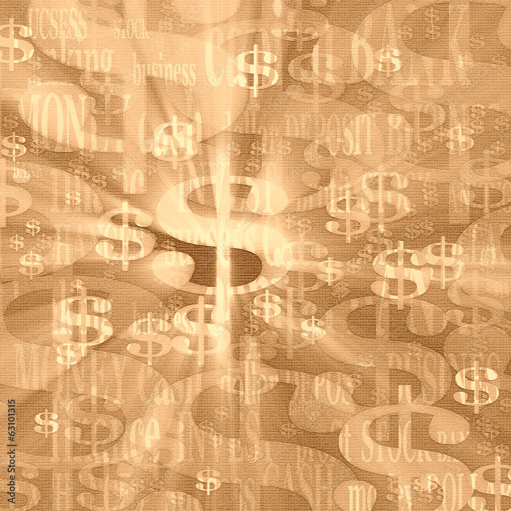 Fototapeta premium dollar symbol background
