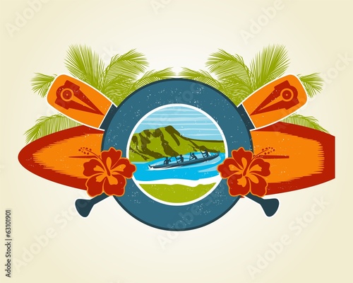 Surf and Canoe emblem
