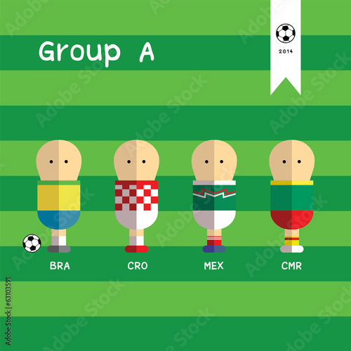 football players cartoon