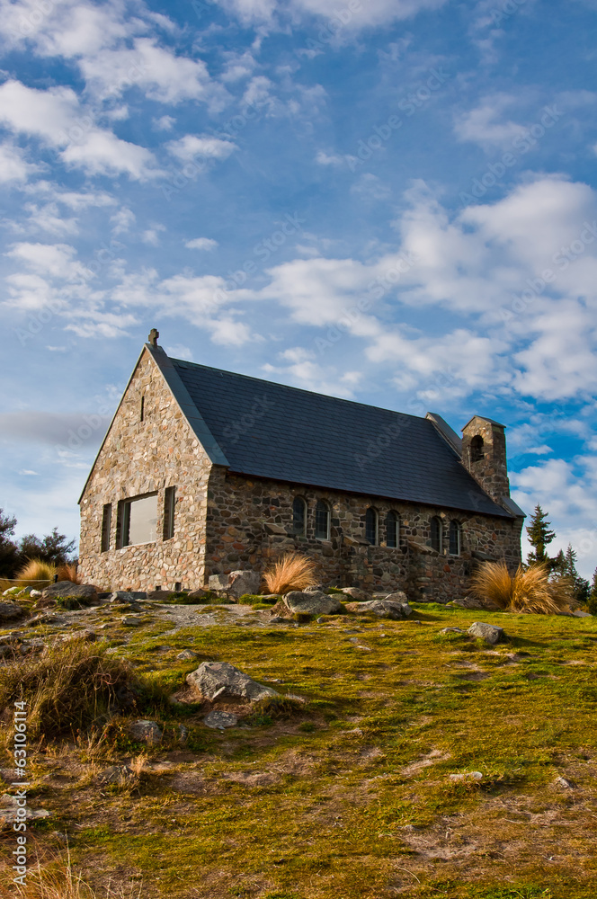 Obraz premium Church of the Good Shepherd, Lake Tekapo, New Zealand