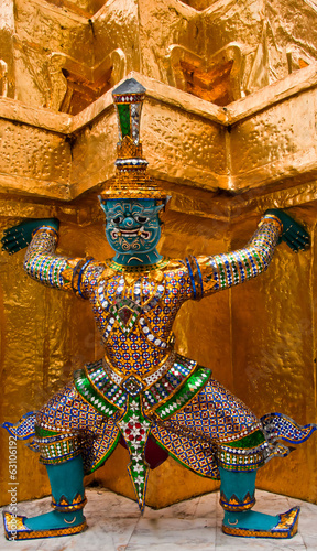Mythical Giant Guardian (Yak) at Wat Phra Kaew