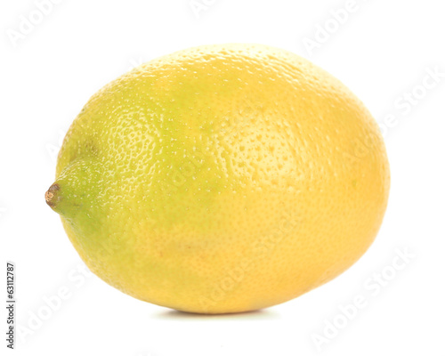Fresh lemon close up.