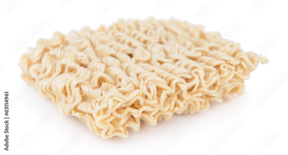 Instant noodles isolated on white Instant noodles isolated on white